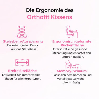 Velado Orthopädisches Sitzkissen